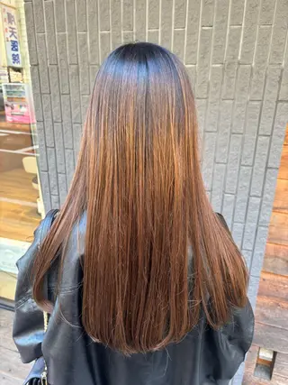 ロング ゆうこ🍀髪質改善/ ストレート/艶カラーのヘアスタイル