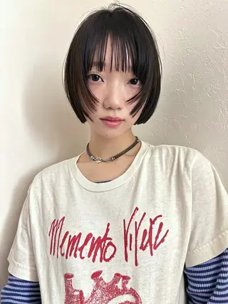 ショート ヘアアレンジ 丸山渉/パーマ エフェクトブリーチのヘアスタイル