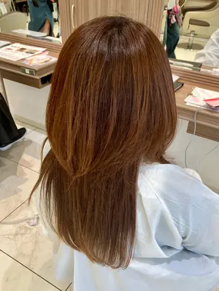 ロング 🧡Ash 新杉田🧡山本のヘアスタイル