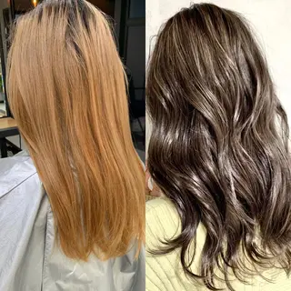 ロング カラー 岡崎勇人/レイヤー/ 韓国/ケラチンTRのヘアスタイル