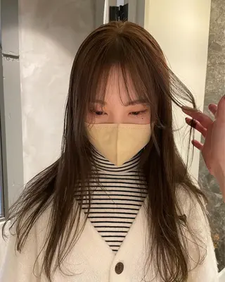 ロング 後藤璃子 (ごとうりこ)のヘアスタイル