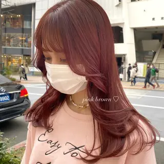 ロング 韓国レイヤー/透明感 カラー🦋mioのヘアスタイル