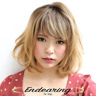 カラー Endearing 銀座/YOKOのヘアスタイル