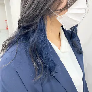 ロング カラー マンツーマン女性 美容師 奏のヘアスタイル
