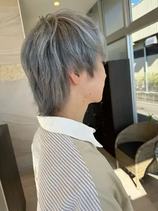 ショート カラー メンズ 松永 果菜のヘアスタイル