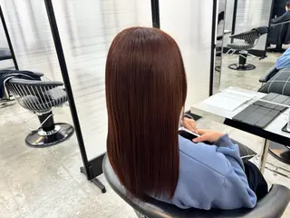 セミロング カラー 🌷艶感カラー🌷 富施　優花のヘアスタイル