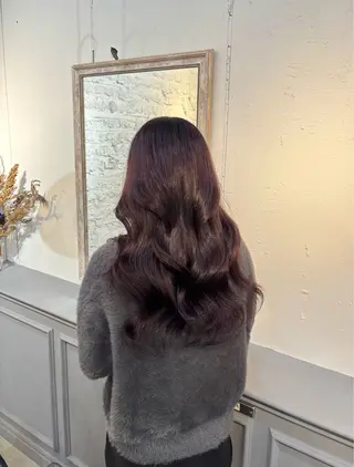 ロング カラー 関口 玲那のヘアスタイル