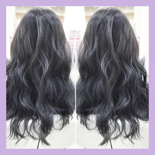 ロング カラー 大澤 碧のヘアスタイル