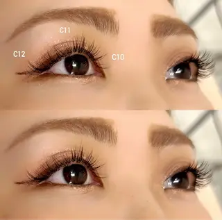 マツエク・マツパ CAFUNE 杉村のマツエク・マツパデザイン