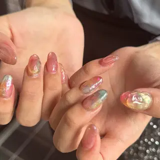 ミディアム 小川 柚香のネイルデザイン