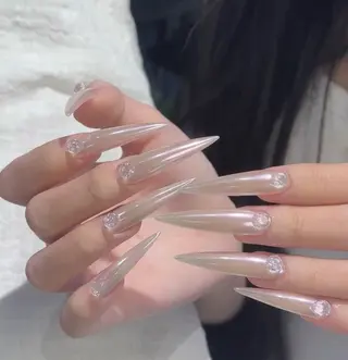 ネイル 長さだし専門 ありさのネイルデザイン