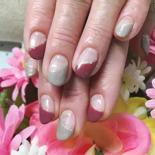 ネイル nail salon＆school felice所属・フェリーチェ瑞江店 新山のネイルデザイン