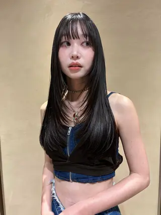 ロング ボブ/タイトアレンジ 個性派結婚式アレンジのヘアスタイル