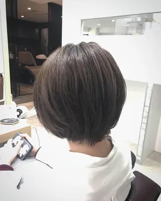 ショート カラー マンツーマン/透明感 foi hairのヘアスタイル