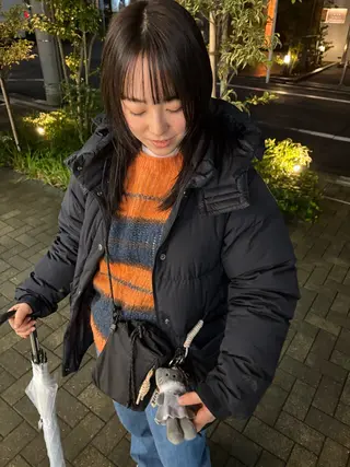 セミロング カラー NOUN所属・eri kinjoのヘアスタイル