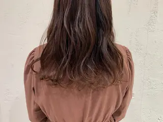 セミロング ヘアアレンジ 🫧透明感カラー/ ボブ/小笠原汐海🪽のヘアスタイル