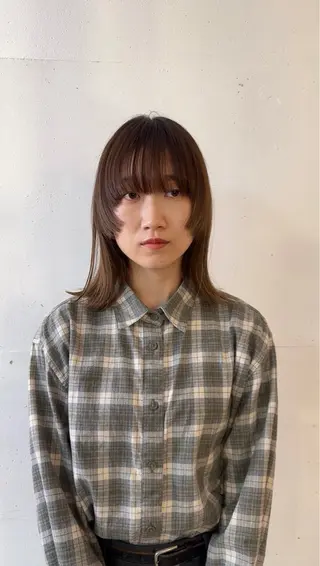 ミディアム RikO *. レイヤースタイルのヘアスタイル