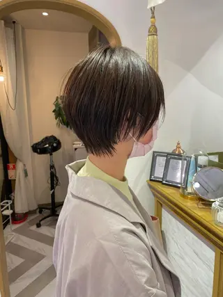 ショート レイヤーと顔まわり 大好き❣️関口拓馬のヘアスタイル