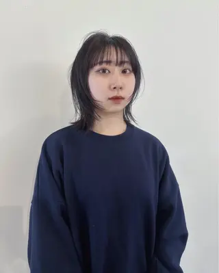 ミディアム hase ／tsunaguのヘアスタイル