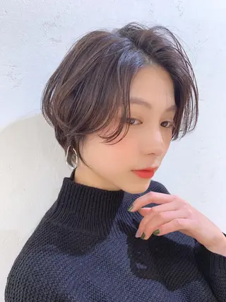 ショート レイヤー/韓国❣️ 髪質改善/e_kiのヘアスタイル