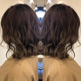 ミディアム カラー Hair make VERDA所属・宮下 耕平のヘアスタイル