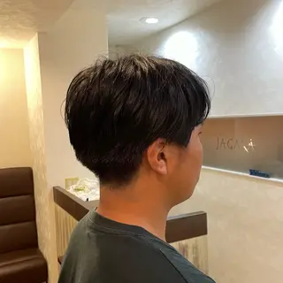 カラー メンズ ピンク・ラベンダー/ レイヤー/NANAのヘアスタイル