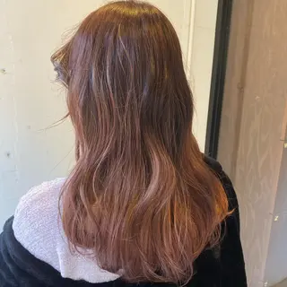 セミロング カラー 💚 nao💚のヘアスタイル