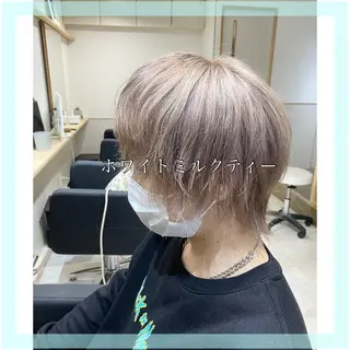 ショート 透明感カラー✨ 酸性ストレート特化のヘアスタイル