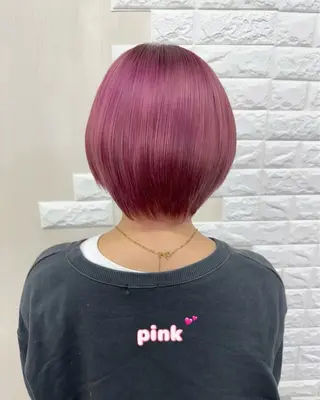 ショート カラー ビューティー　クララ所属・🌈miu miu hair✂️💕のヘアスタイル