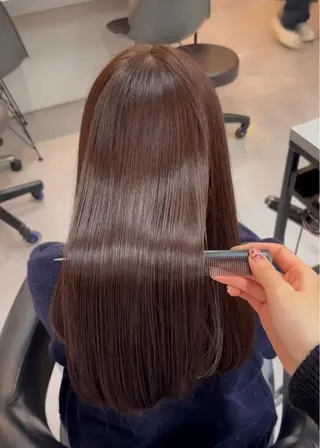 ロング カラー 透明感カラー🩰🤍 髪質改善🪄/伽音のヘアスタイル