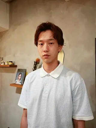 ショート パーマ メンズ 大人メンズショート/ ナチュラルヘア/福田のヘアスタイル