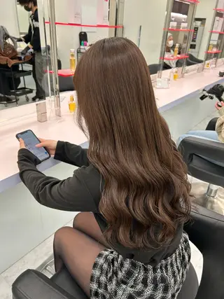 ロング カラー 💗爆美女製造機💗 ハイトーン-髪質改善のヘアスタイル