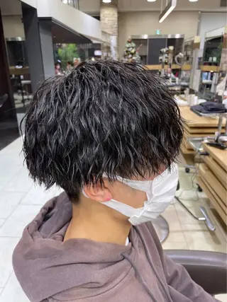 パーマ メンズ メンズカット松戸/韓 国/メンズパーマ航太のヘアスタイル