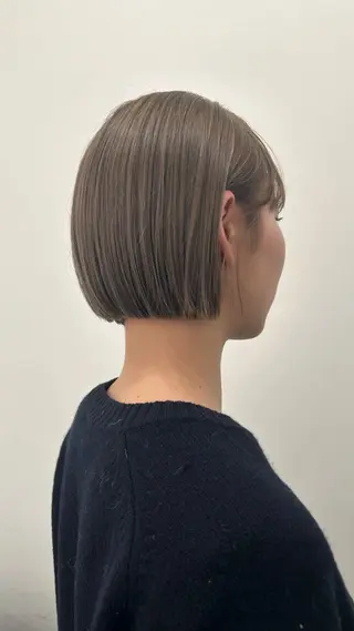 ショート カラー 名古屋栄/ブリーチ/ ボブ🧃木下桃嘉のヘアスタイル