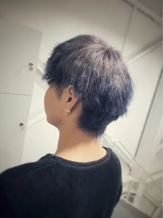 カラー パーマ メンズ 前川 寿明のヘアスタイル