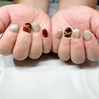 ネイル クレアトゥール華所属・クレアトゥール華 西村のネイルデザイン