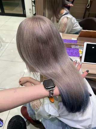 ロング カラー ブリーチ/デザイン 💎ryuyaのヘアスタイル