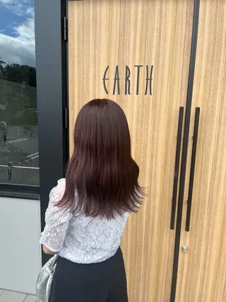 カラー 福島 果音のヘアスタイル