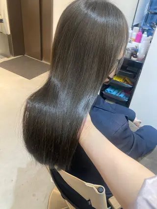 ロング ✨色持ちの良い艶 カラー✨蟹江真世のヘアスタイル