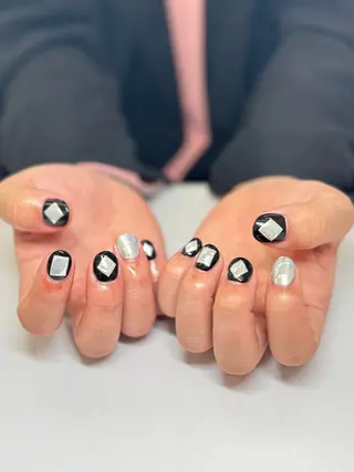 メンズ ネイル WHITELY みどりのネイルデザイン