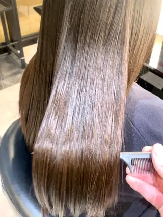 セミロング カラー メンズヘア特化 崎田 成人のヘアスタイル