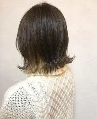 ミディアム カラー hair salon Ranun髪質改善のヘアスタイル