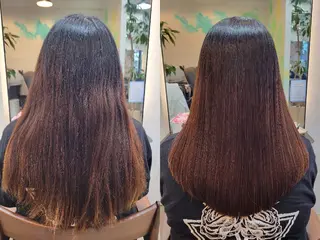 セミロング stoke TOKYO所属・野村 果音(カノン)のヘアスタイル