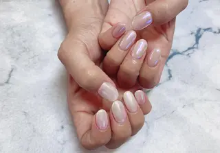 ネイル ネイルリボン 受付スタッフのネイルデザイン