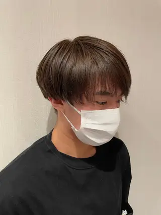 ショート カラー メンズ ナチュラル🧡可愛い MINAMIのヘアスタイル