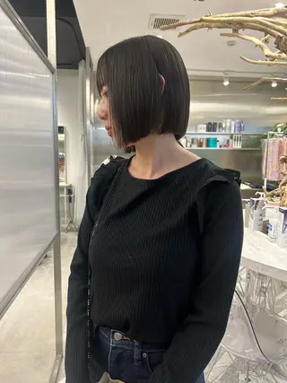 ショート カラー 冬っぽカラー/ マツエク/ゆきなのマツエク・マツパデザイン