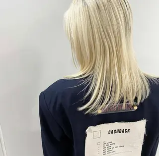 ミディアム カラー ヘアアレンジ 【姫カット】 ナカムラコウキのヘアスタイル