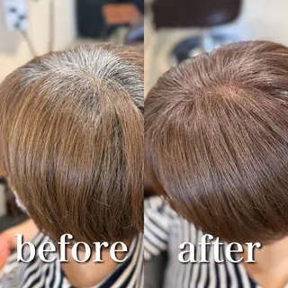 ショート GBG高崎店所属・白髪ぼかし専門/冨澤 優のヘアスタイル