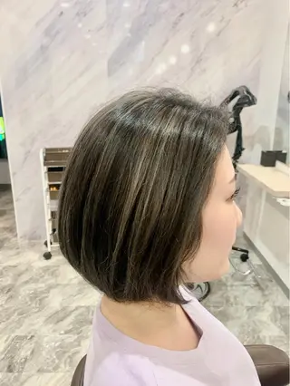 ミディアム 永田 よしはるのヘアスタイル