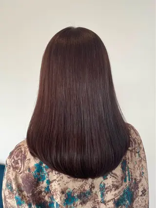 ミディアム kitin 吉祥寺 山岸花のヘアスタイル